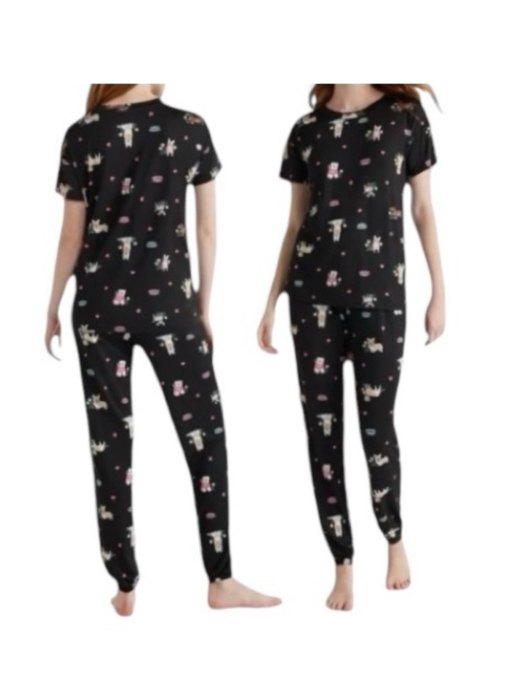 Joyspun Short Sleeves Dog Pajamas